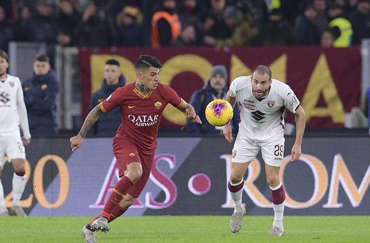 Perotti fue titular en el elenco de la capital AS Roma Foto: AS Roma