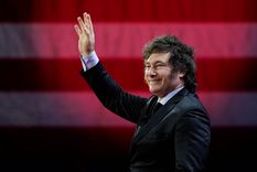 Javier Milei viaja rumbo a Estados Unidos para reunirse con Donald Trump. Foto: EFE