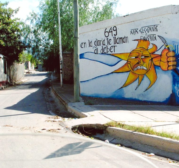 Favorita Como en otros barrios de la periferia, los vecinos de La Favorita intentan optimizar recursos para combatir la pandemia. Foto: MDZ.