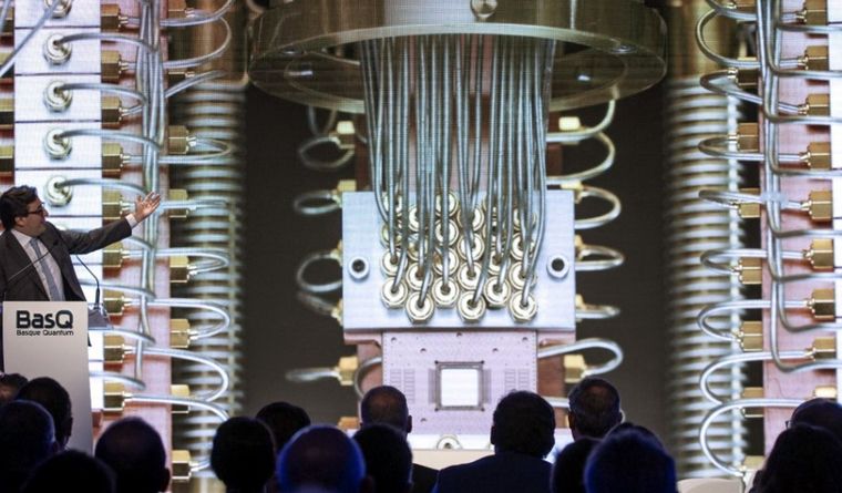 Una supercomputadora cuántica de la empresa IBM. Foto: Efe.