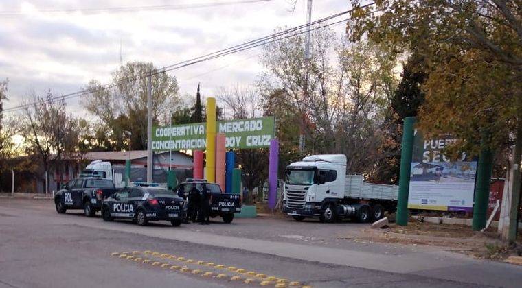 La Policía estuvo este sábado en el Puerto Seco, pero desde el lugar no vincularon la presencia con posibles casos de coronavirus