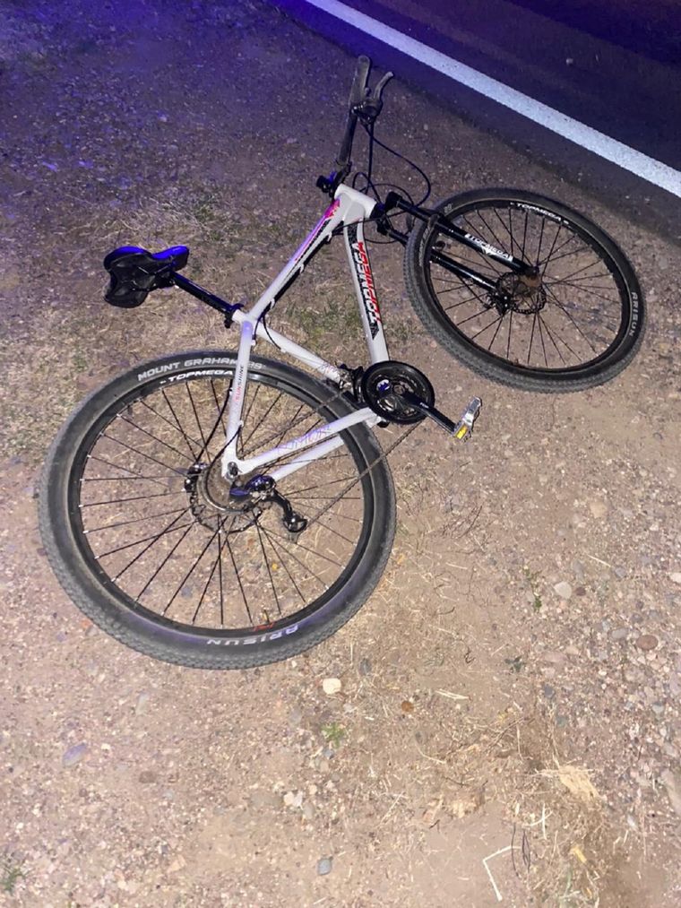 La víctima circulaba en bicicleta. Foto: imagen ilustrativa / Ministerio de Seguridad de Mendoza.