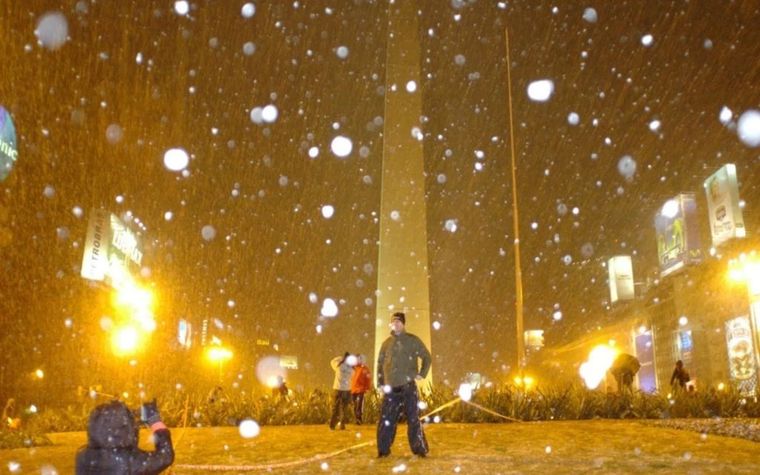 ¿Nieve en Buenos Aires? las posibilidades de que suceda en la madrugada del lunes.