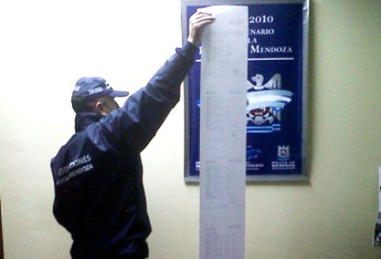 El prontuario llega hasta el piso; mide unos 2,5 metros. Foto: Gentileza