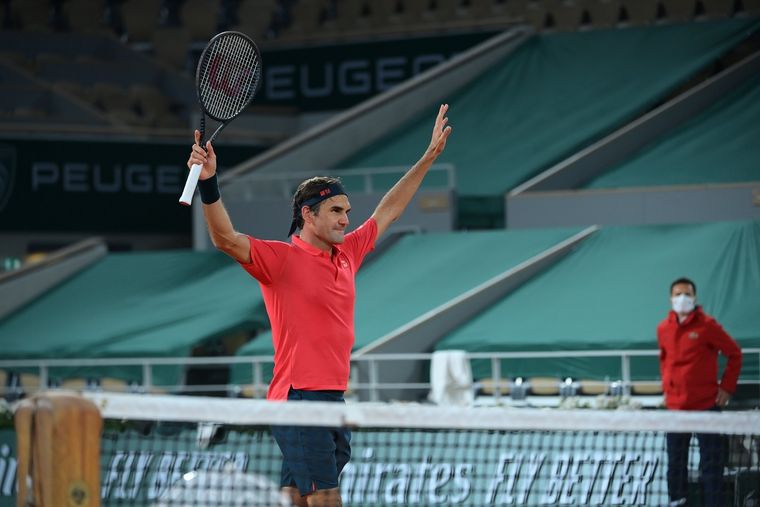 Roger sigue en carrera. Foto: Roland Garros