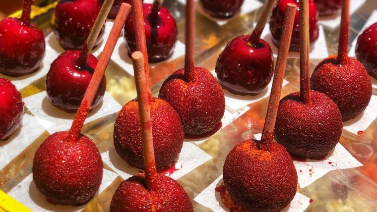 Manzanas con chile Una receta muy simple para hacer en pocos minutos Foto: Gastrolab