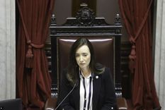 La vicepresidenta Victoria Villarruel recordó hoy a su padre, Eduardo Villarruel, al conmemorarse el Día del Paracaidista Militar. Foto: Noticias Argentinas