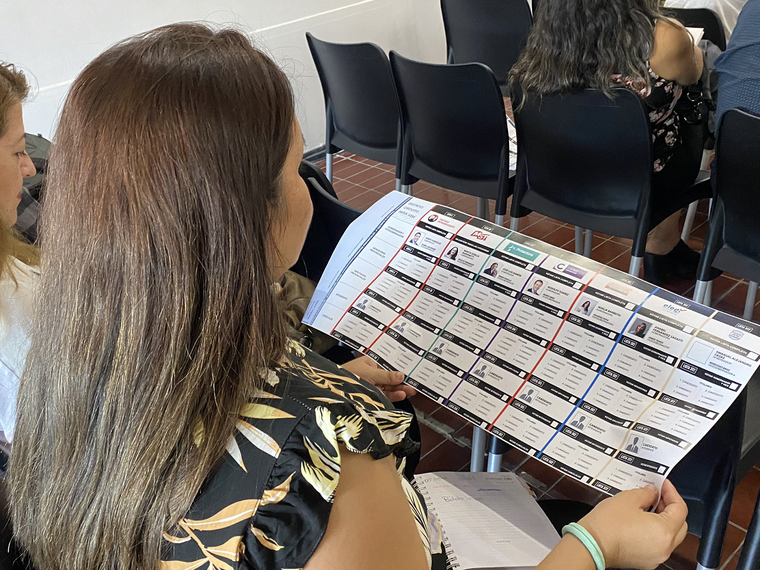 La boleta única disminuye el costo y cambia la forma de votar. Foto: Twitter