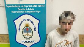 El sospechoso fue identificado como Tiziano Fiz (20). Foto: X