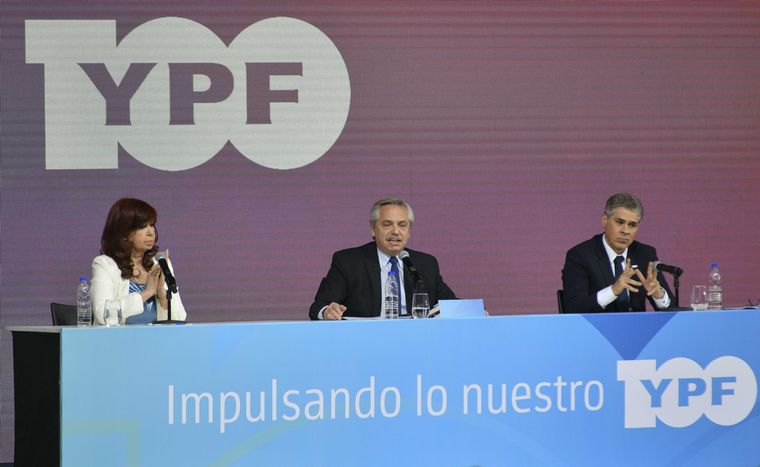 Cristina Fernández de Kirchner, Alberto Fernández y Pablo González Foto: Noticias Argentinas