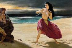 A diferencia de otros casos de piratas, no es fácil encontrar retratos de Grace OMalley. Pero en el siglo XX artistas como el estadounidense Walter Martin Baumhofer empiezan a imaginarla. Foto: GETTY IMAGES Foto: GETTY IMAGES