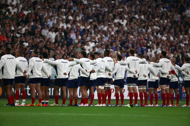 Se terminó la polémica de los himnos en el Mundial de Rugby Francia 2023 Foto: EFE