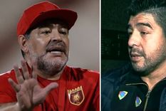 Diego Maradona y Chino Maradona