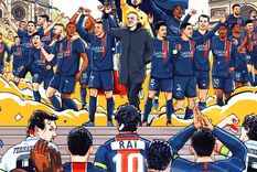 La foto que compartió el club y donde Leo, no aparece Foto: @PSG_espanol