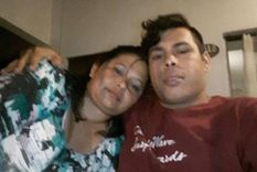 Gilda con su pareja a la que mató a mazazos Foto: Diario Conurbano
