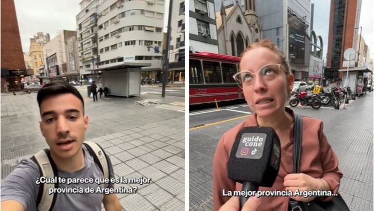 Preguntó cuál es la mejor provincia de Argentina y esto dijeron. Foto: Captura del video de TikTok