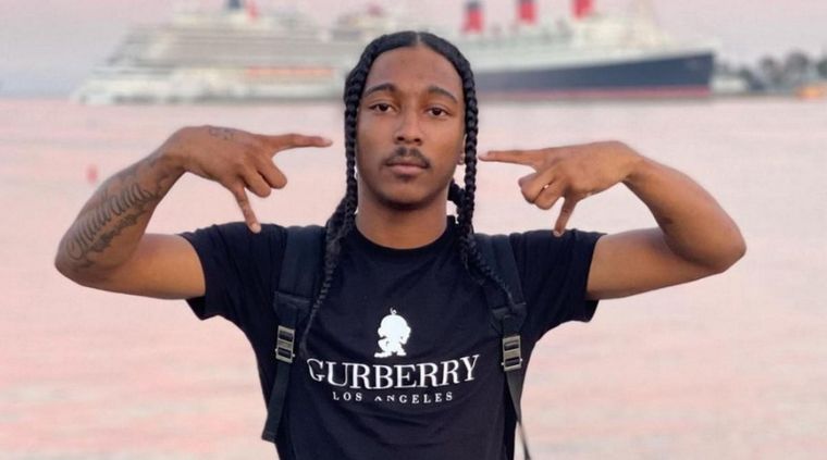 El rapero Indian Red Boy, asesinado. Foto: Peru21.