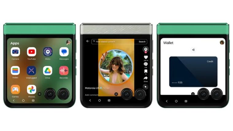 La variante en color rosa del Razr 70 apuesta por un acabado suave y un diseño minimalista. La variante en color rosa del Razr 70 apuesta por un acabado suave y un diseño minimalista.