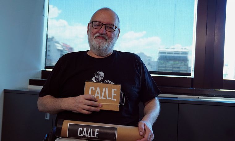 Guillermo da un taller de fotografía para las personas en situación de calle Foto: Analía Melnik /MDZ