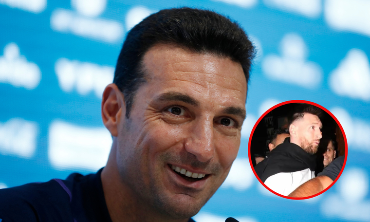 El entrenador argentino brindó una conferencia de prensa y se refirió al episodio de Messi en Palermo