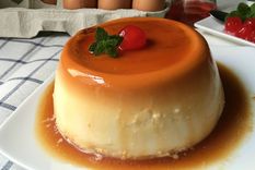 Flan casero.