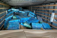 Camionero trasladaba más de cinco toneladas de marihuana Foto: Gendarmería Nacional