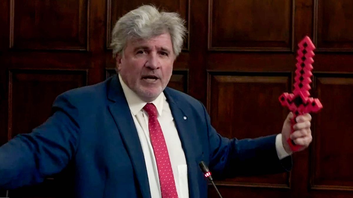 A los gritos y con un juguete: el increíble 