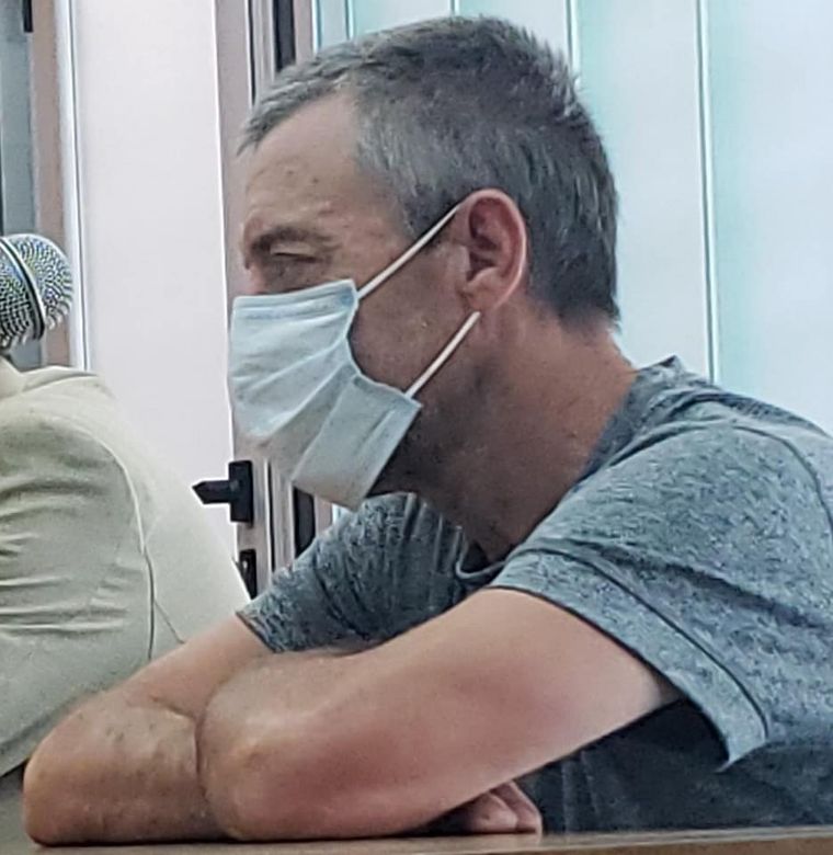 El acusado durante una de las audiencias. Acababa de ser imputado