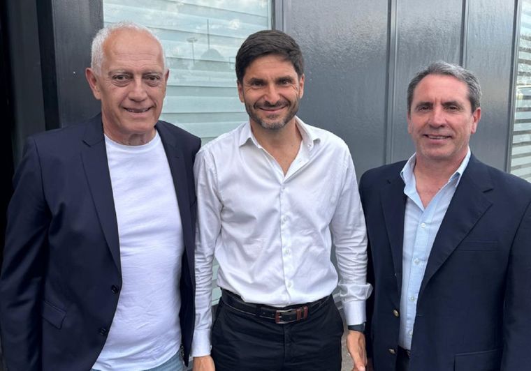 Jorge Palero, Maximiliano Pullaro y Jorge Difonso. Jorge Palero, Maximiliano Pullaro y Jorge Difonso.