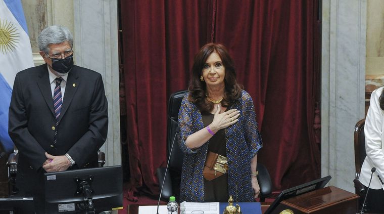 El Senado celebró su sesión preparatoria con la presencia de Cristina de Kirchner. Foto: TELAM