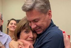 Leandro Zdero celebra su victoria junto a Patricia Bullrich Foto: Twitter/@PatoBullrich