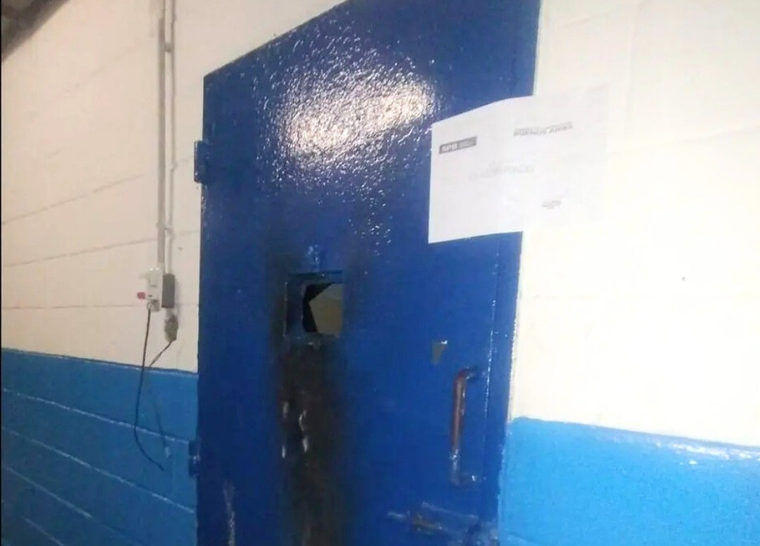 La celda donde lo hallaron casi sin vida. La celda donde lo hallaron casi sin vida.