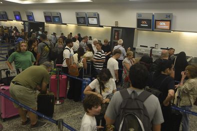 MDZol | Febrero fue un mes con mejora en la actividad aérea de cabotaje respecto a igual mes del año pasado Foto: Juan Mateo Aberastain Zubimendi/MDZ