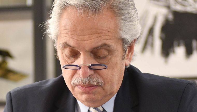 Alberto Fernández habló de todo. Foto: NA