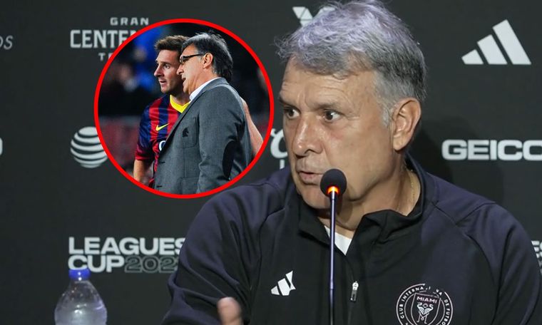 Martino habló sobre el Messi que dirigió en Barcelona y el actual.