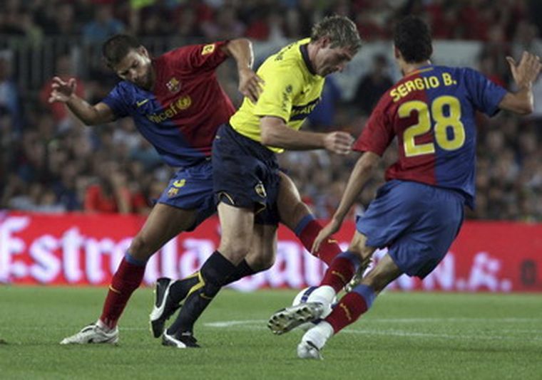 Palermo anduvo bien en Barcelona. Foto: EFE