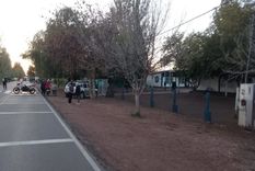 Fatal accidente frente a la escuela Hermida en La Pichana, San Rafael Foto: Gentileza InfoYa