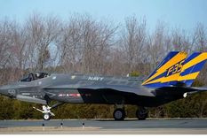 Foto: GETTY IMAGES. El avión F-35C vale unos $100 millones, pero es la información que guarda la que lo hace más valioso.