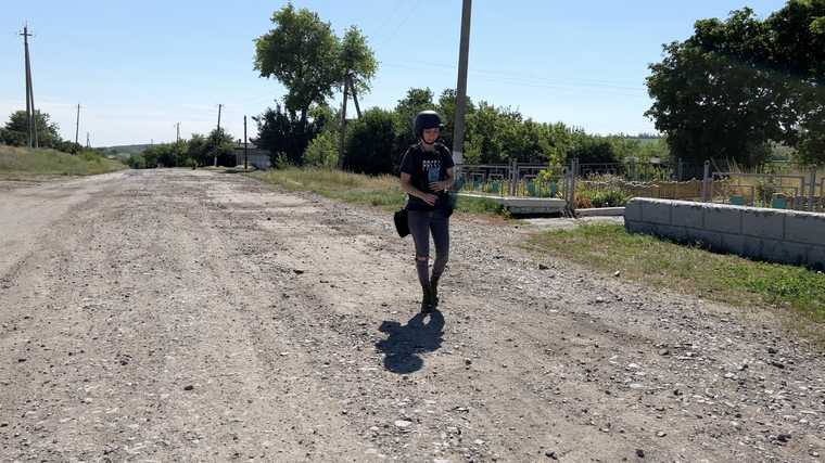 Zonas rurales cerca de la ciudad (entonces ocupada) de Izium Foto: Irene Savio