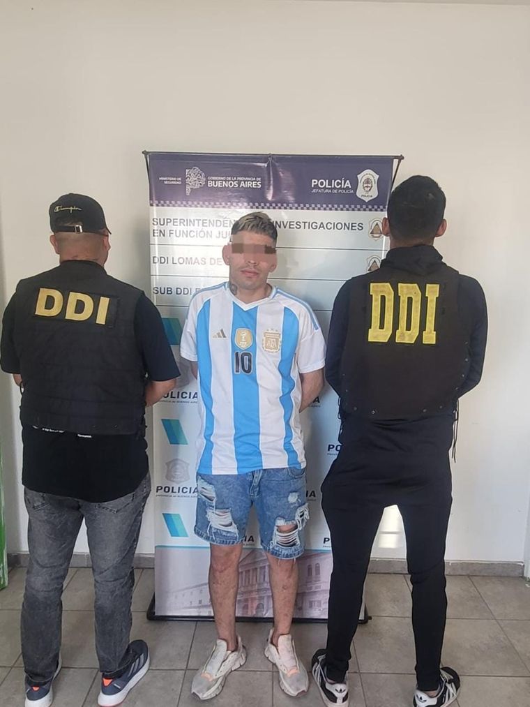 Lo encontraron en un domicilio ubicado en la calle El Amanecer 1722, Ezeiza. Foto: X