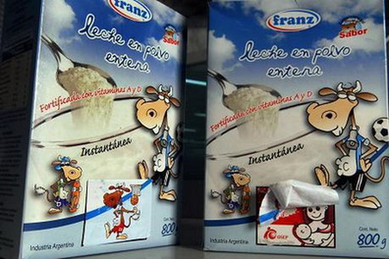 La leche de la polémica. Foto: El Ancasti