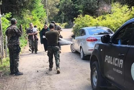 El niño perdido en Bariloche fue encontrado sano y salvo luego de 17 horas desde su desaparición. Foto: Policía de Río Negro.