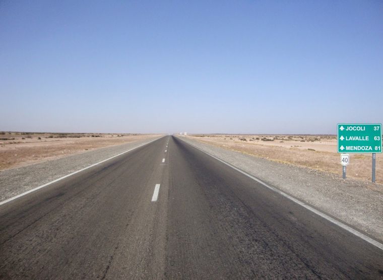 El asalto fue en la Ruta 40 Foto: MDZ