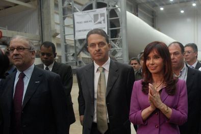 MDZol | Enrique Pescarmona junto a la presidenta Cristina Kirchner. Foto: NA