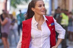 Este es el llamativo y gracioso momento de la Reina Letizia. Foto: INSTAGRAM @letiziaortizfanss