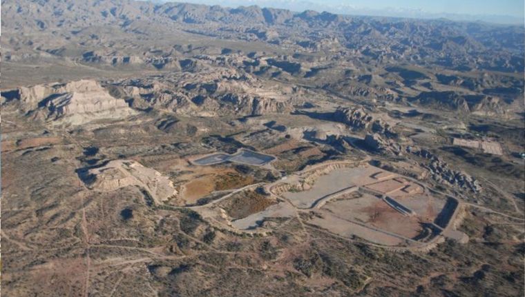 El complejo minero fabril Sierra Pintada está en San Rafael. Foto: Gobierno de Mendoza