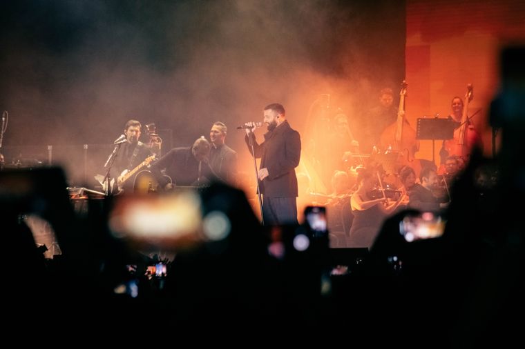 Ricky Martin convocó a 8000 personas en el Aconcagua Arena de Mendoza Foto: Santiago Tagua