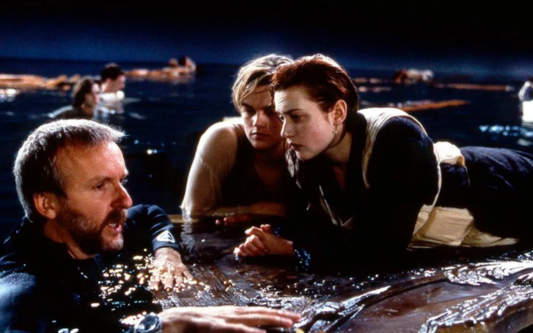 James Cameron fue ganador de tres premios Óscar por la película Titanic. Foto: Making of Titanic (B-Roll)