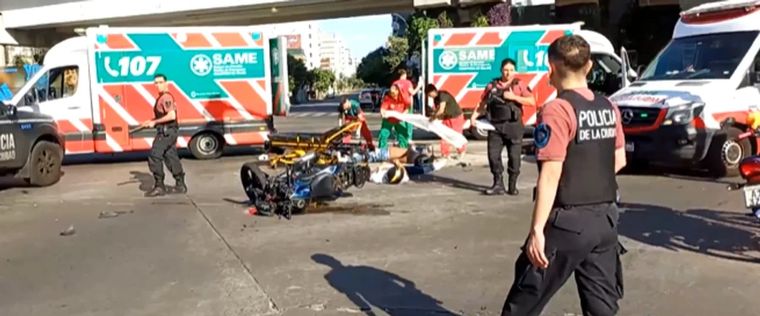 Accidente en Palermo