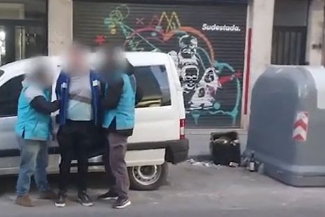 Tenía prohibición de acercamiento Foto: captura video